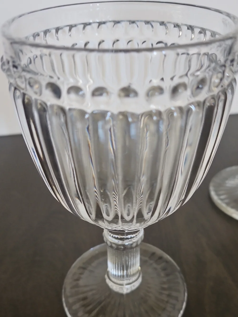 Pier 1 Set Of 2 Clear Glass Water Glasses